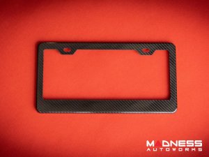 License Plate Frame - 100% Genuine Carbon Fiber